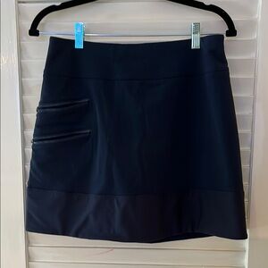 Athleta Blue A-Line Mini Skirt for Work
